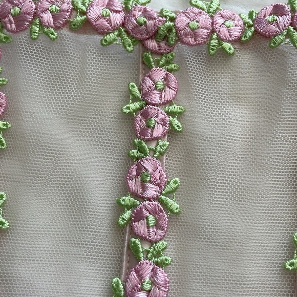 Victoria’s Secret embroidered garter belt. Nwt - Picture 2 of 4